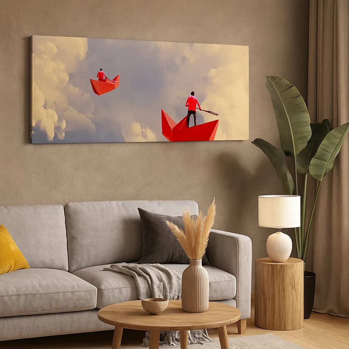 Quadro su tela - Stampe su Tela - La spedizione dei sognatori - 30x30 cm