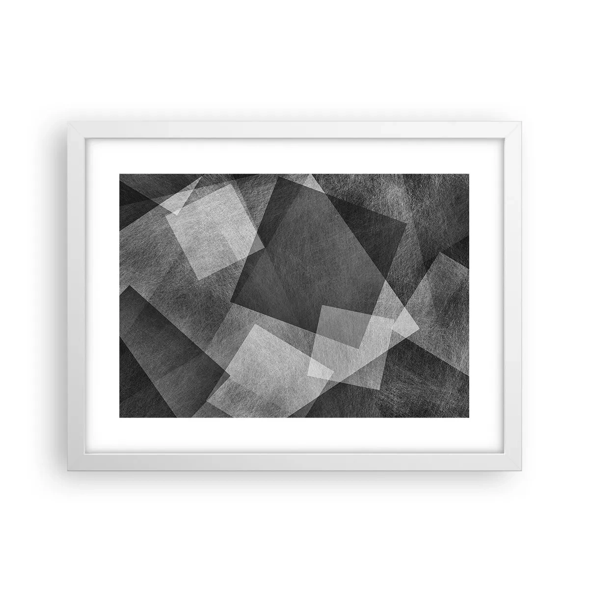 Poster in cornice bianca - Simbolo eterno di ordine e durata - 40x30 cm