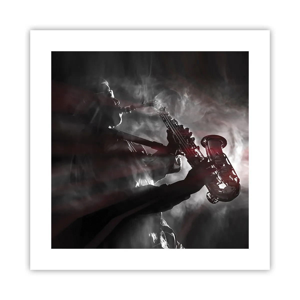 Poster - Nei fumi del jazz - 40x40 cm