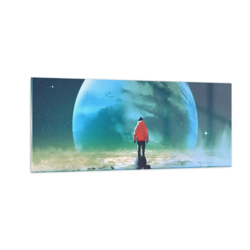 Quadro su vetro - Scopritore di una nuova terra - 100x40 cm