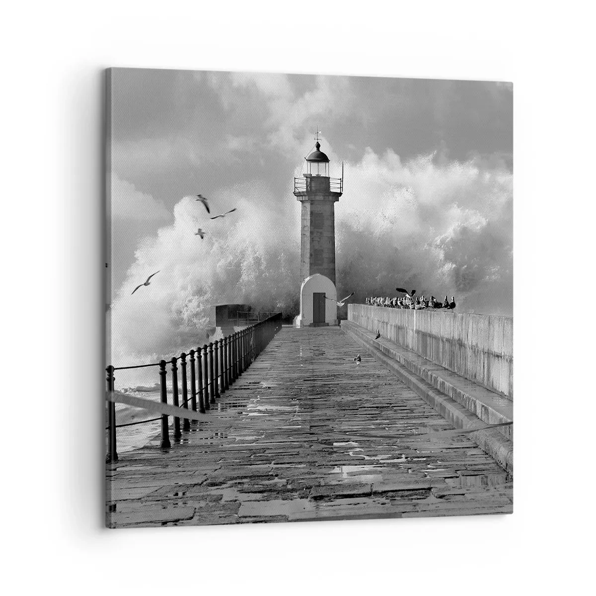 Quadro su tela - Stampe su Tela - Senza paura - 60x60 cm