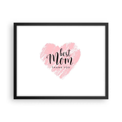 Poster in cornice nera - È sempre il momento giusto - 50x40 cm