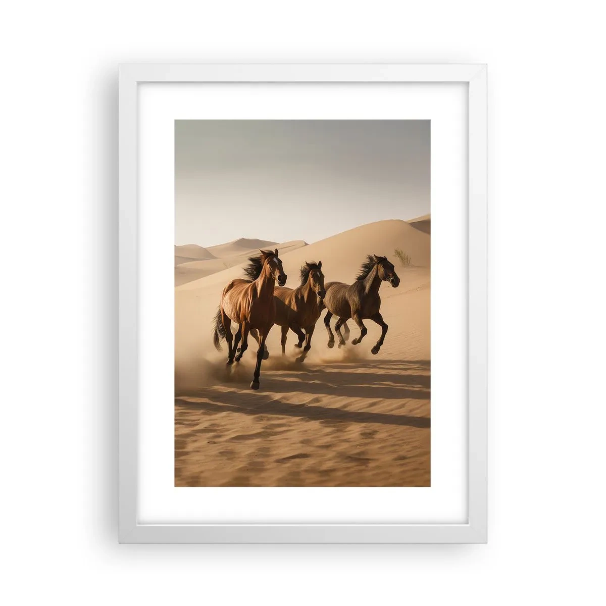 Poster in cornice bianca - Liberi come il vento - 30x40 cm