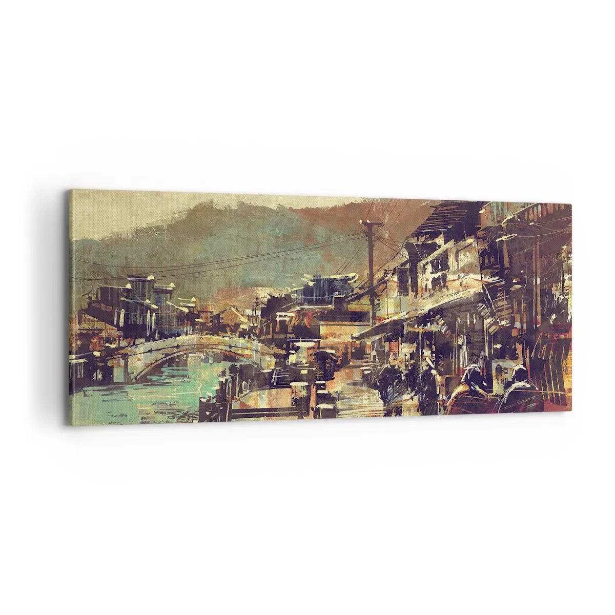 Quadro su tela - Stampe su Tela - La vita come ricchezza di grigio - 100x40 cm