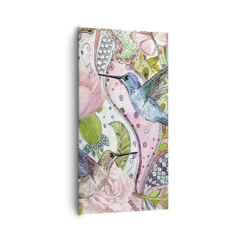 Quadro su tela - Stampe su Tela - Intrecciate nei rami - 65x120 cm