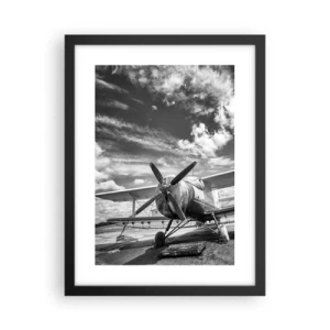 Poster in cornice nera - Non vedo l'ora! - 30x40 cm
