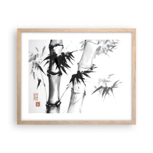 Poster in cornice rovere chiaro - Particolare d'oriente - 50x40 cm