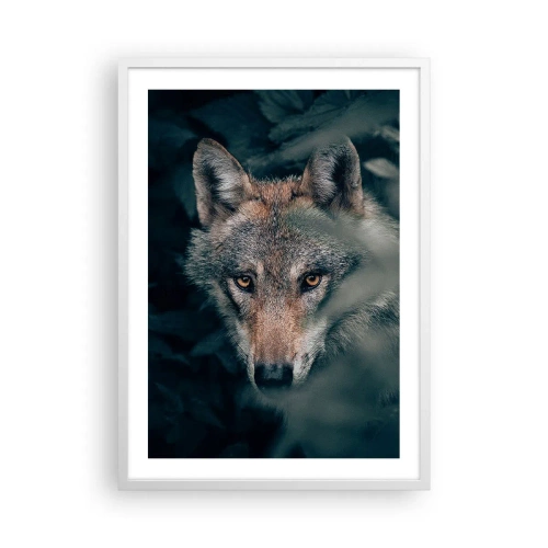 Poster in cornice bianca - Cacciatore - 50x70 cm