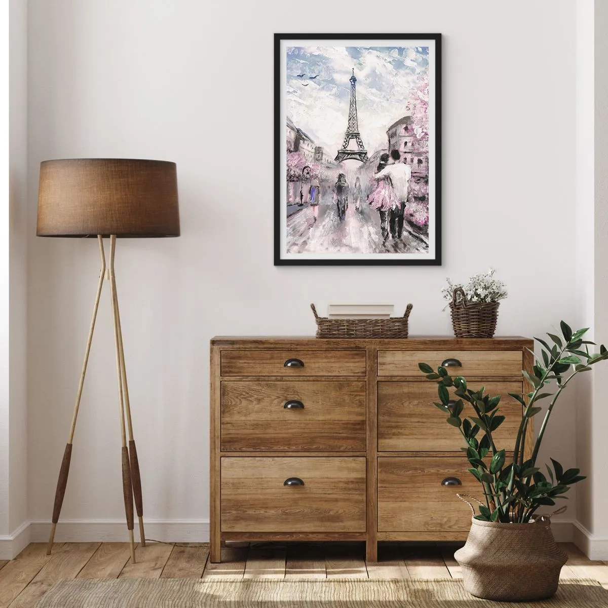 Poster in cornice nera - Se innamorarsi, allora solo a... - 40x50 cm