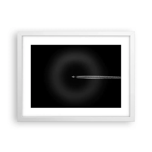 Poster in cornice bianca - In un'altra dimensione - 40x30 cm