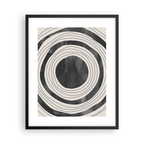 Poster in cornice nera - Proprio al centro - 40x50 cm