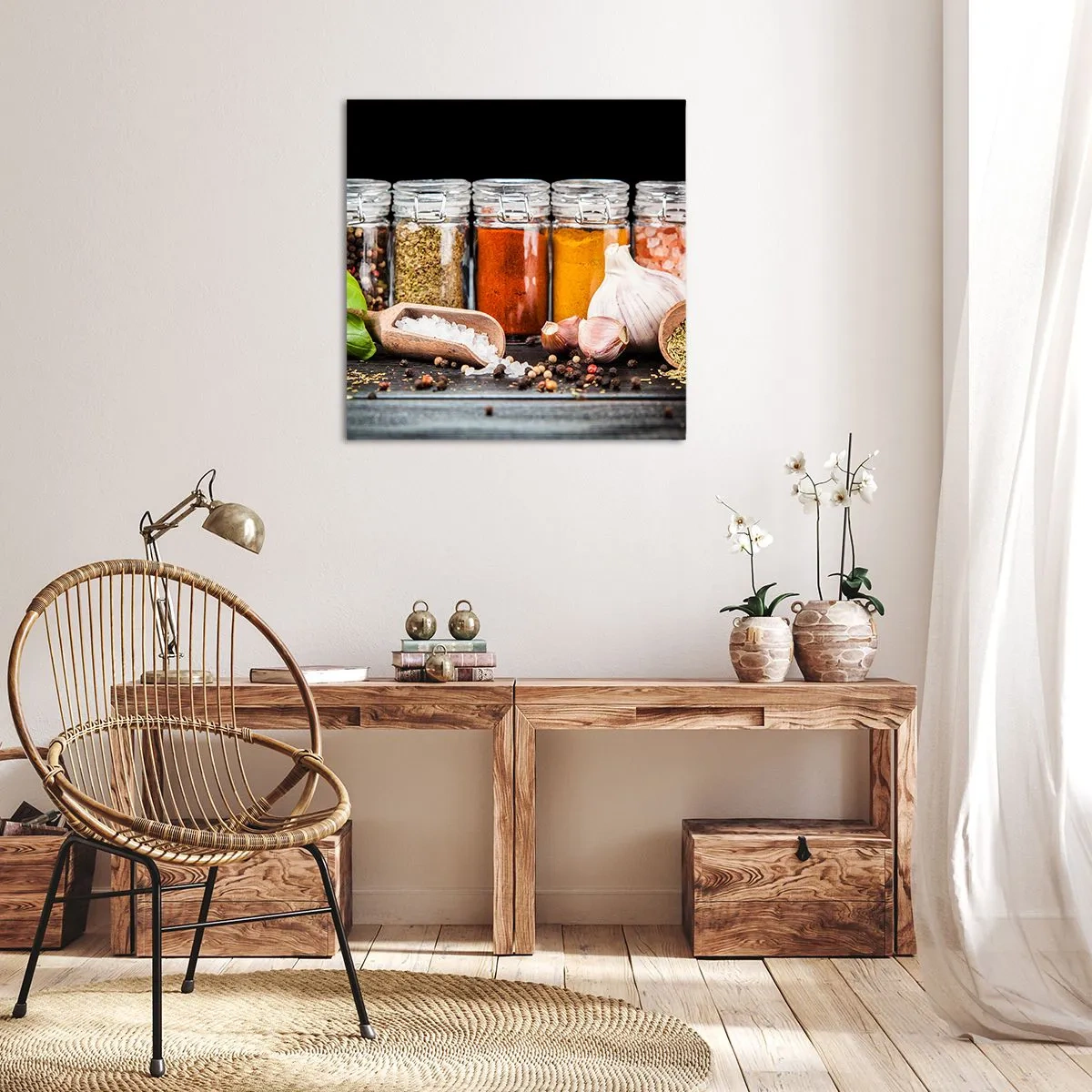 Quadro su tela - Stampe su Tela - Perché la vita abbia sapore - 40x40 cm