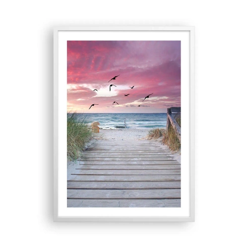 Poster in cornice bianca - Impressioni baltiche - 50x70 cm