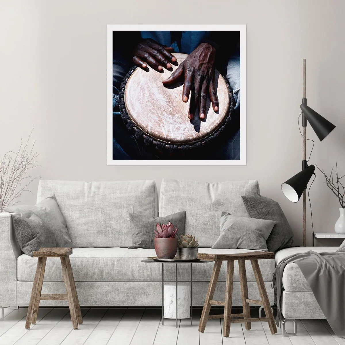 Poster - Vivi al tuo ritmo - 60x60 cm