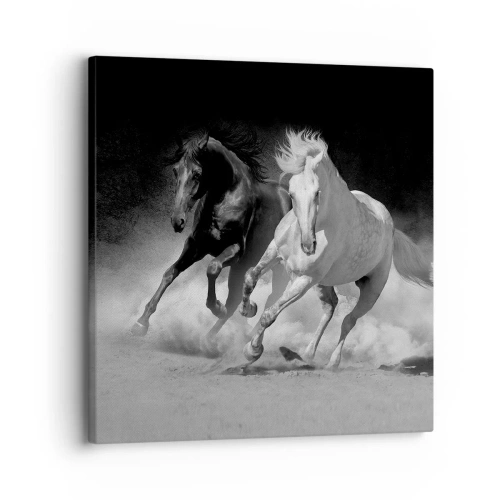 Quadro su tela - Stampe su Tela - Il galoppo della libertà - 30x30 cm