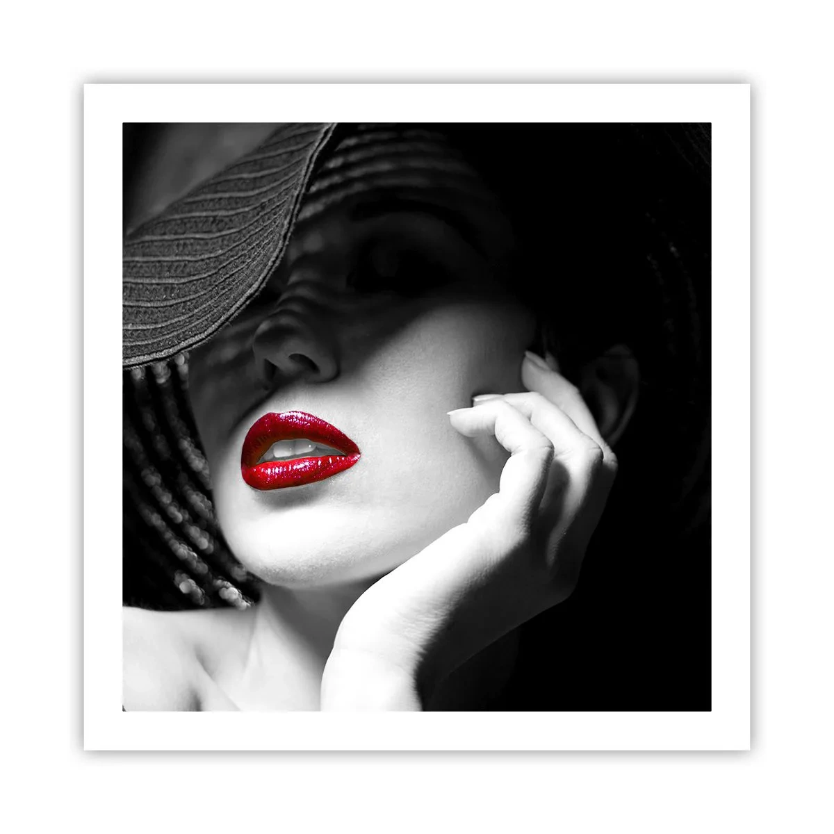 Poster - Studio in scarlatto - 60x60 cm