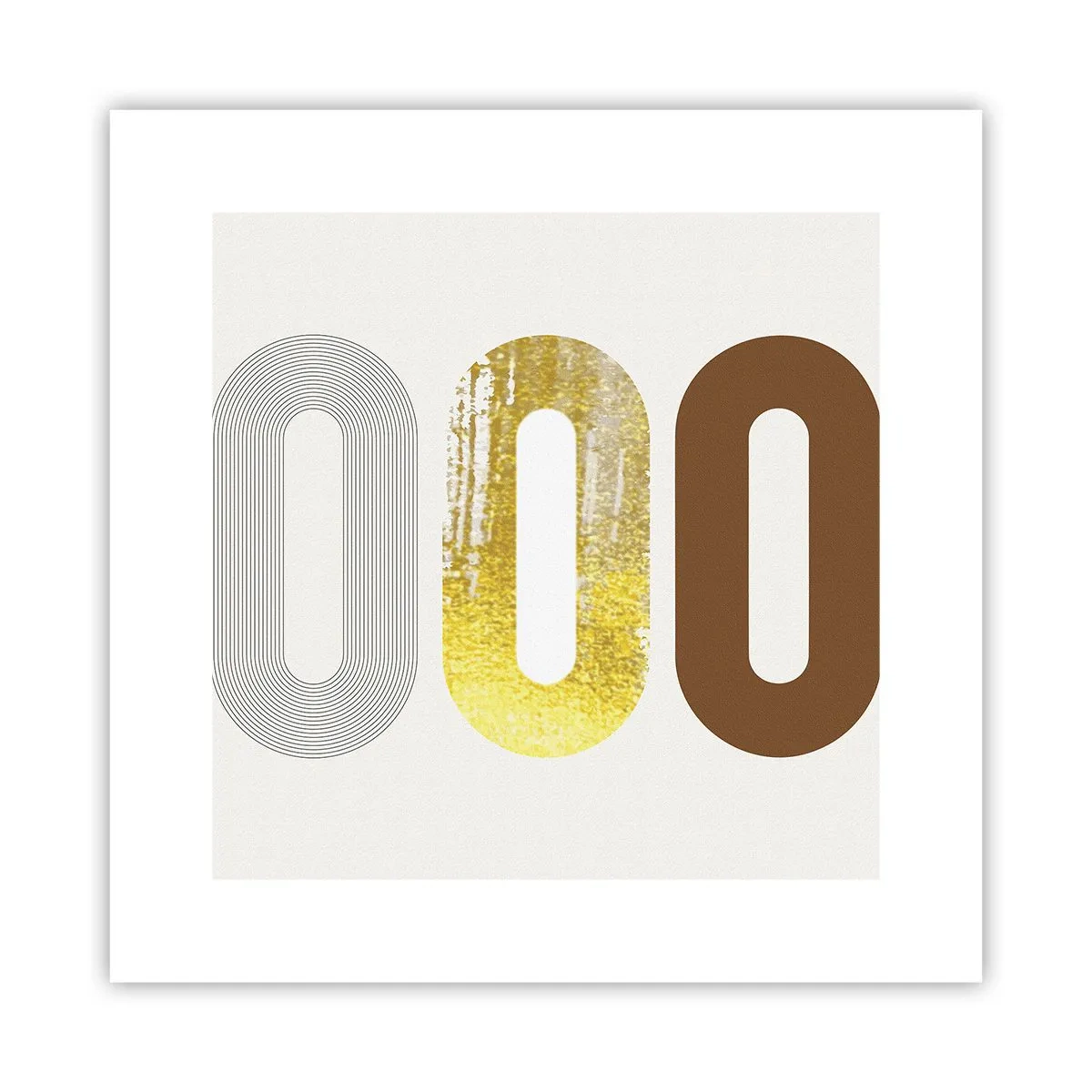Poster - Ohh! - 30x30 cm