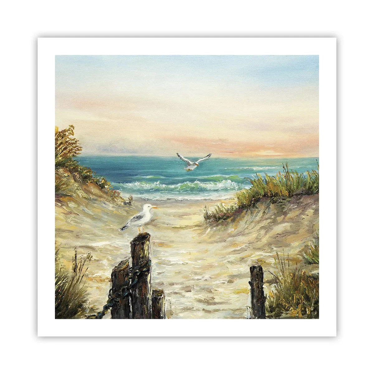 Poster - Silenzio senza vento - 60x60 cm