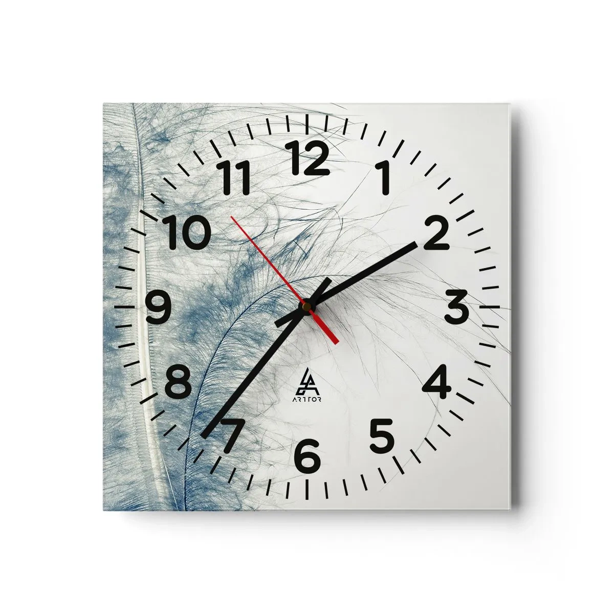 Orologio da parete - Orologio in Vetro - Il sussurro della natura - 30x30 cm