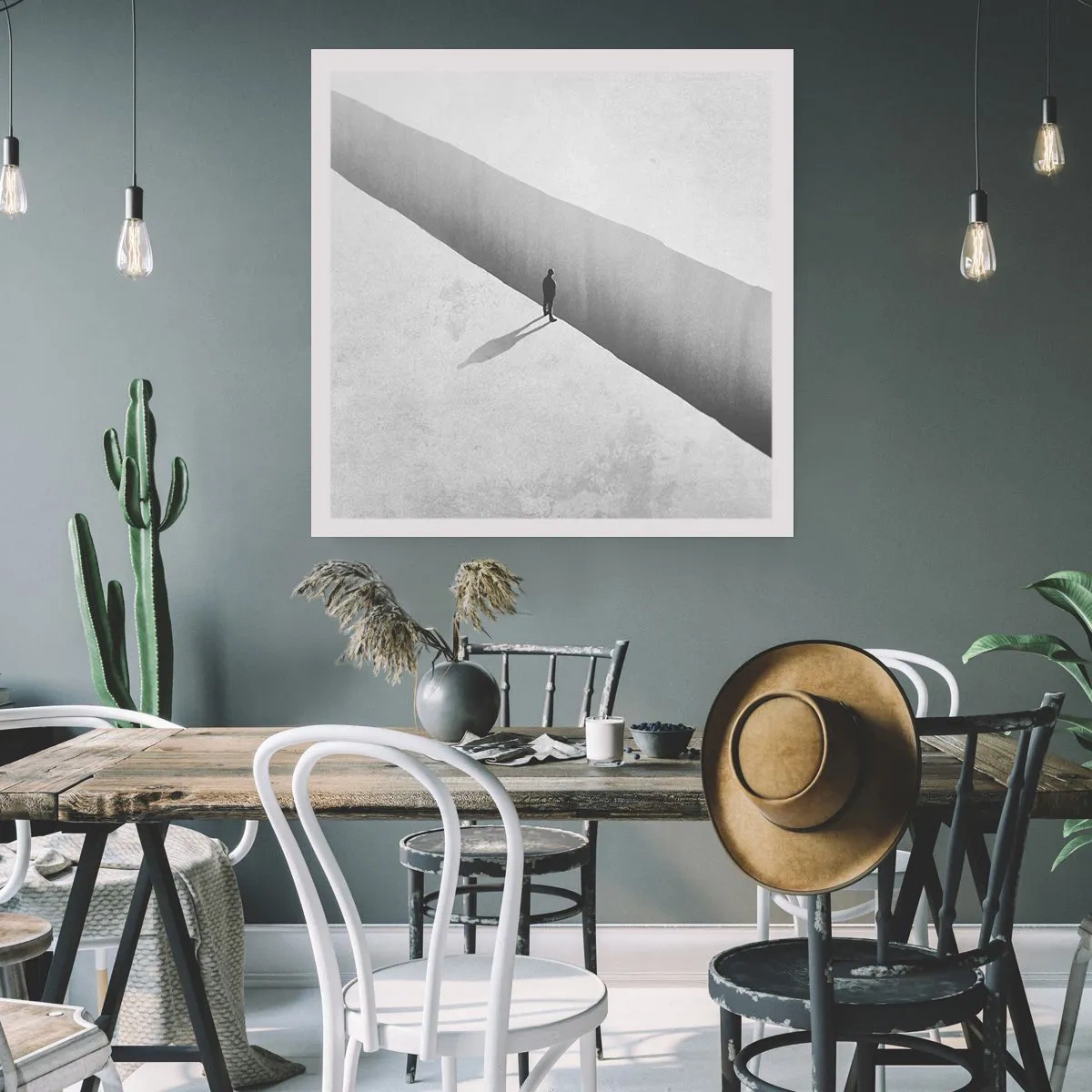 Poster - Un obiettivo chiaro - 30x30 cm