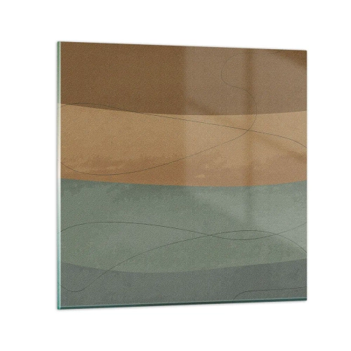 Quadro su vetro - Composizione orizzontale - 70x70 cm