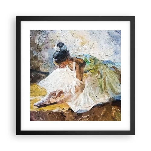 Poster in cornice nera - Dal quadro di Degas - 40x40 cm