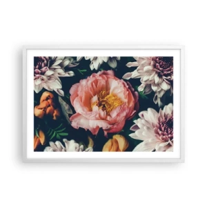 Poster in cornice bianca - Con fasto barocco - 70x50 cm