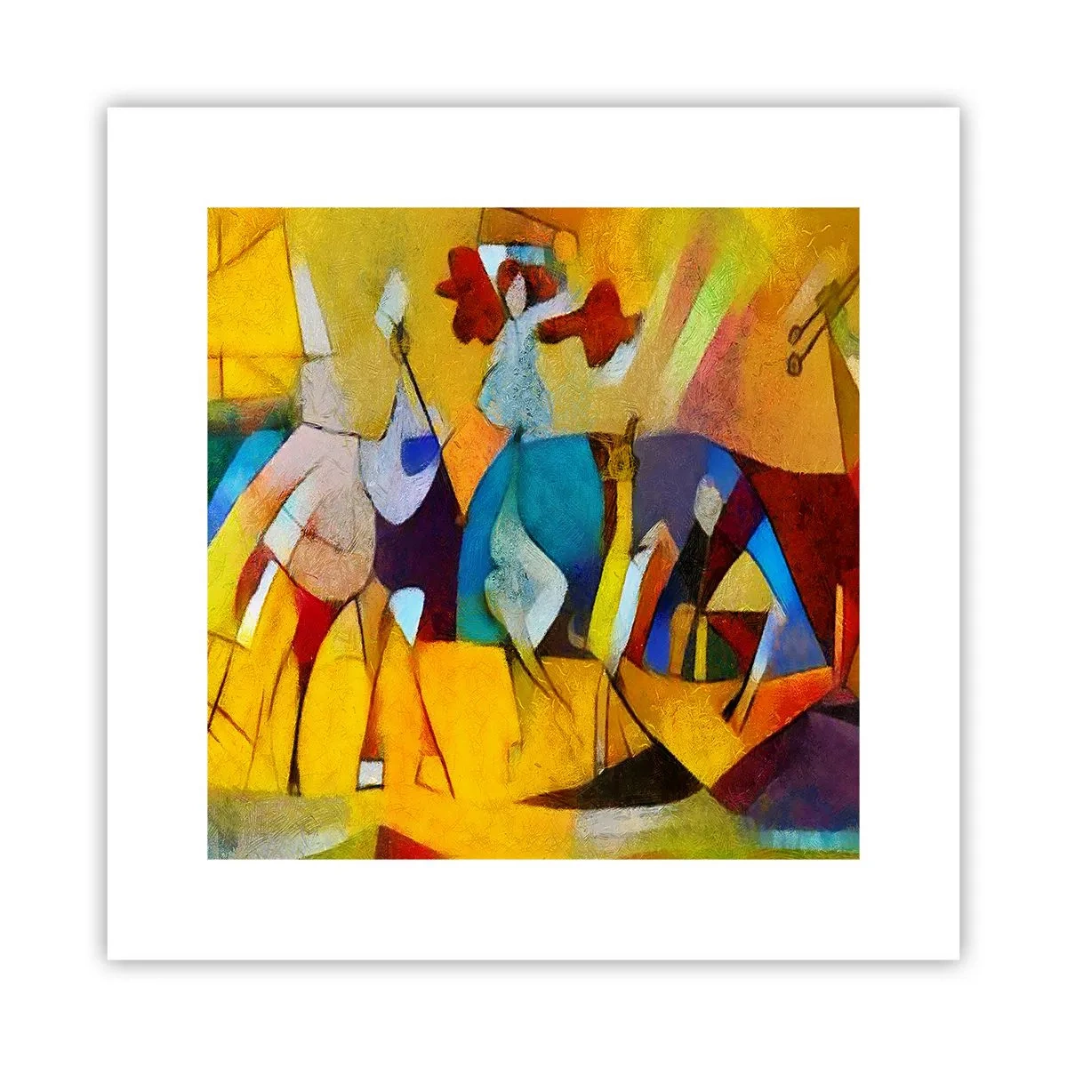 Poster - Sole - vita - gioia - 30x30 cm