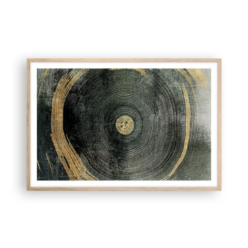 Poster in cornice rovere chiaro - Cambiamento e persistenza - 91x61 cm