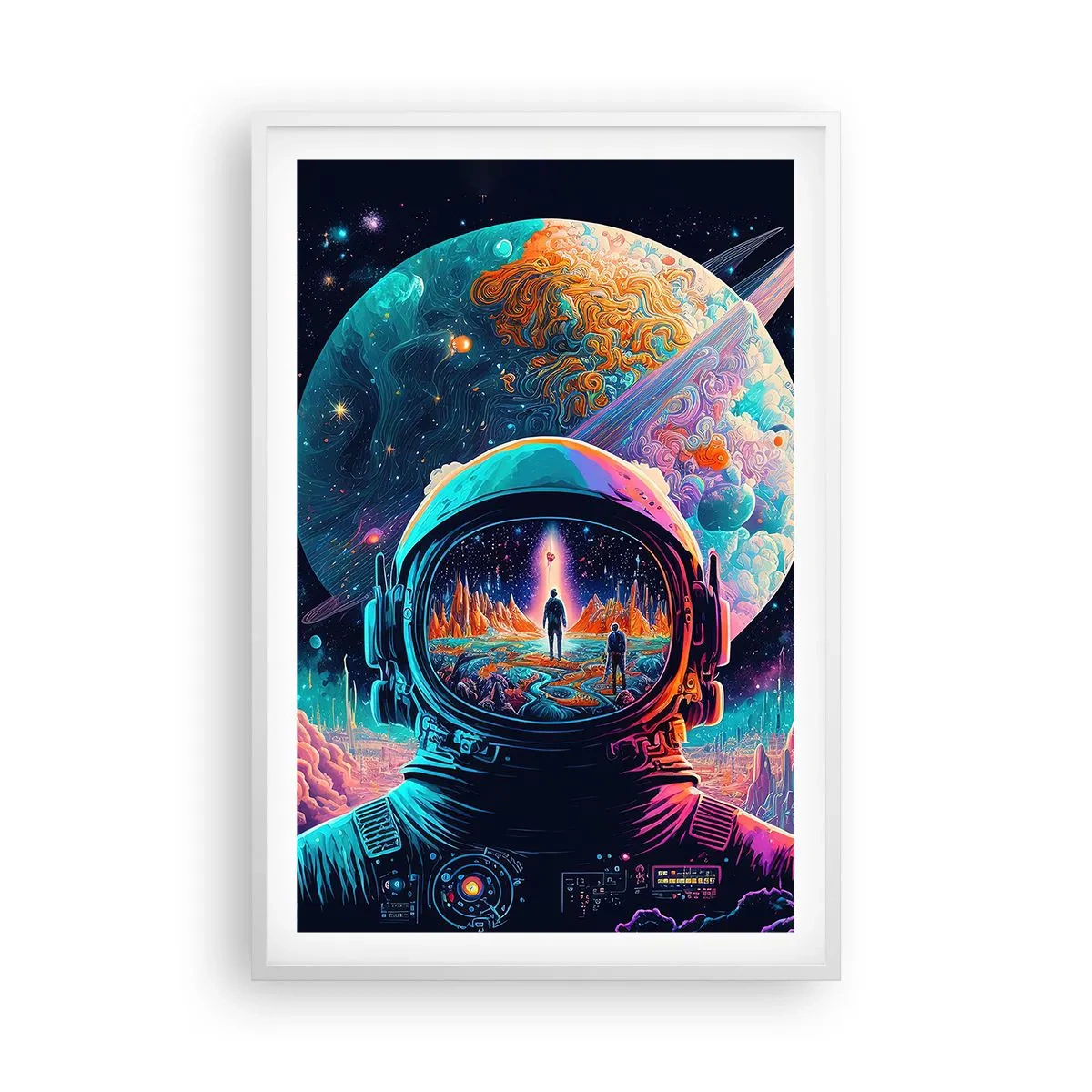 Poster in cornice bianca - I filosofi non l'avevano pensato - 61x91 cm