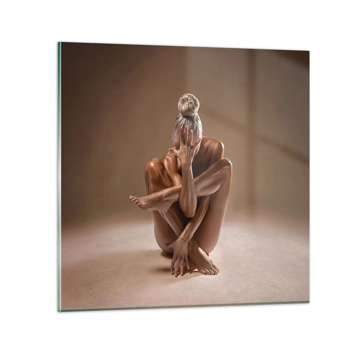 Quadro su vetro - Unità di corpo e anima - 60x60 cm