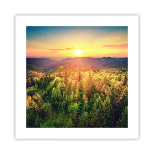 Poster - Vette e cime - 40x40 cm