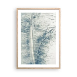 Poster in cornice rovere chiaro - Il sussurro della natura - 50x70 cm