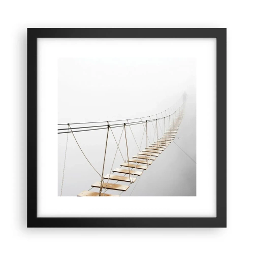 Poster in cornice nera - Dove ti porta? - 30x30 cm