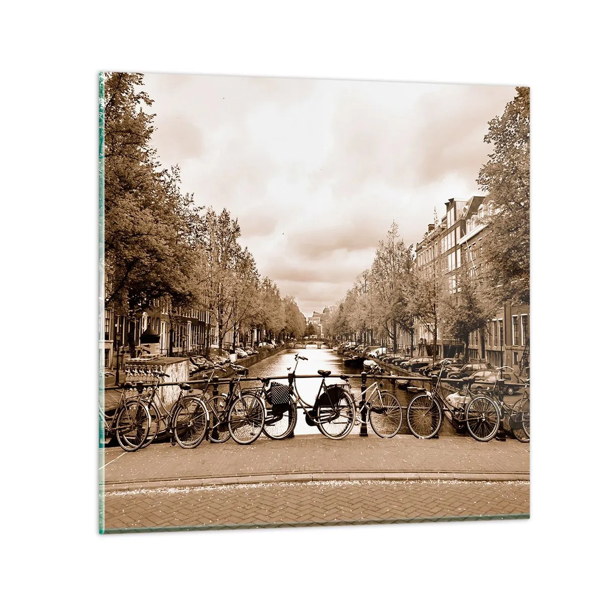 Quadro su vetro - Atmosfera olandese - 70x70 cm