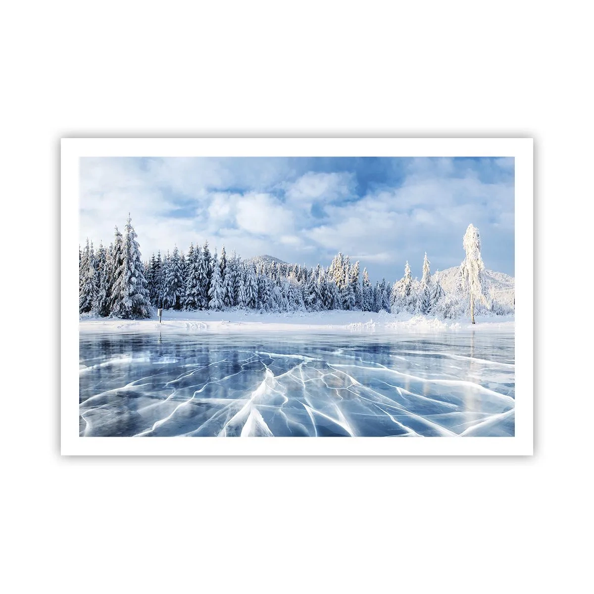 Poster - Vista lucente e cristallina - 91x61 cm