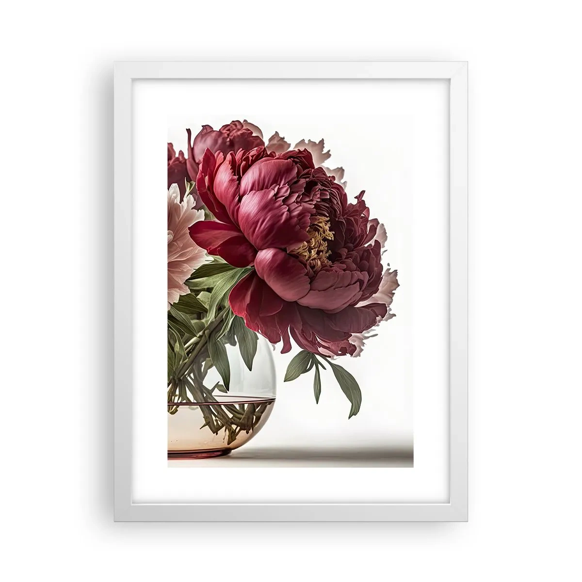 Poster in cornice bianca - Bellezza in piena fioritura - 30x40 cm