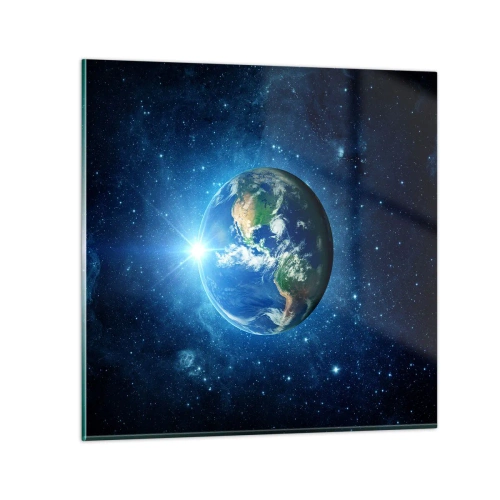 Quadro su vetro - Siamo in cielo - 30x30 cm