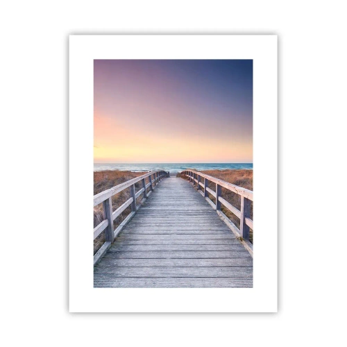 Poster - Aurora serale baltica - 30x40 cm