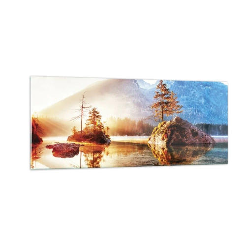 Quadro su vetro - La natura in una nuova luce - 100x40 cm