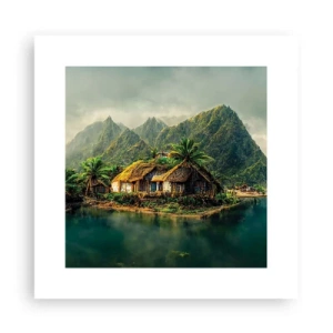Poster - Paradiso tropicale - 30x30 cm