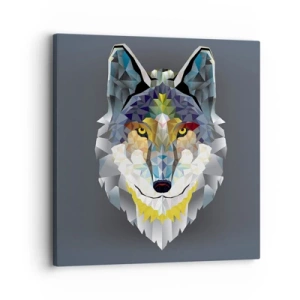 Quadro su tela - Stampe su Tela - Si parla del lupo - 30x30 cm