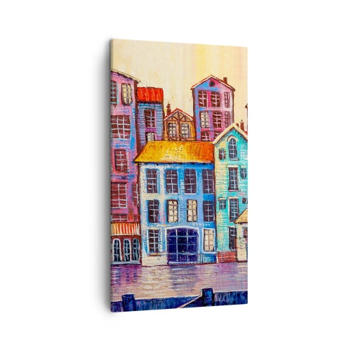 Quadro su tela - Stampe su Tela - Una città da favola - 45x80 cm