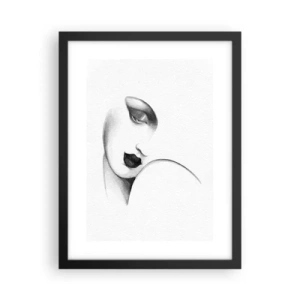 Poster in cornice nera - Nello stile di Lempicka - 30x40 cm
