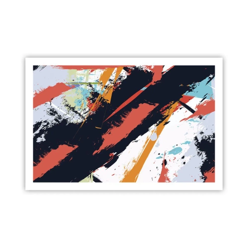 Poster - Composizione dinamica - 91x61 cm