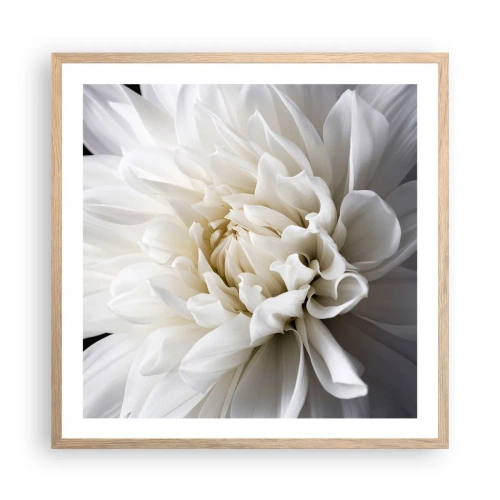 Poster in cornice rovere chiaro - Il mattino della sposa - 60x60 cm