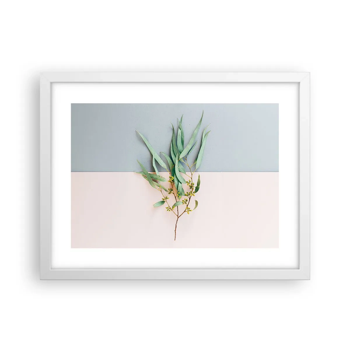 Poster in cornice bianca - Delicatezza pastello - 40x30 cm