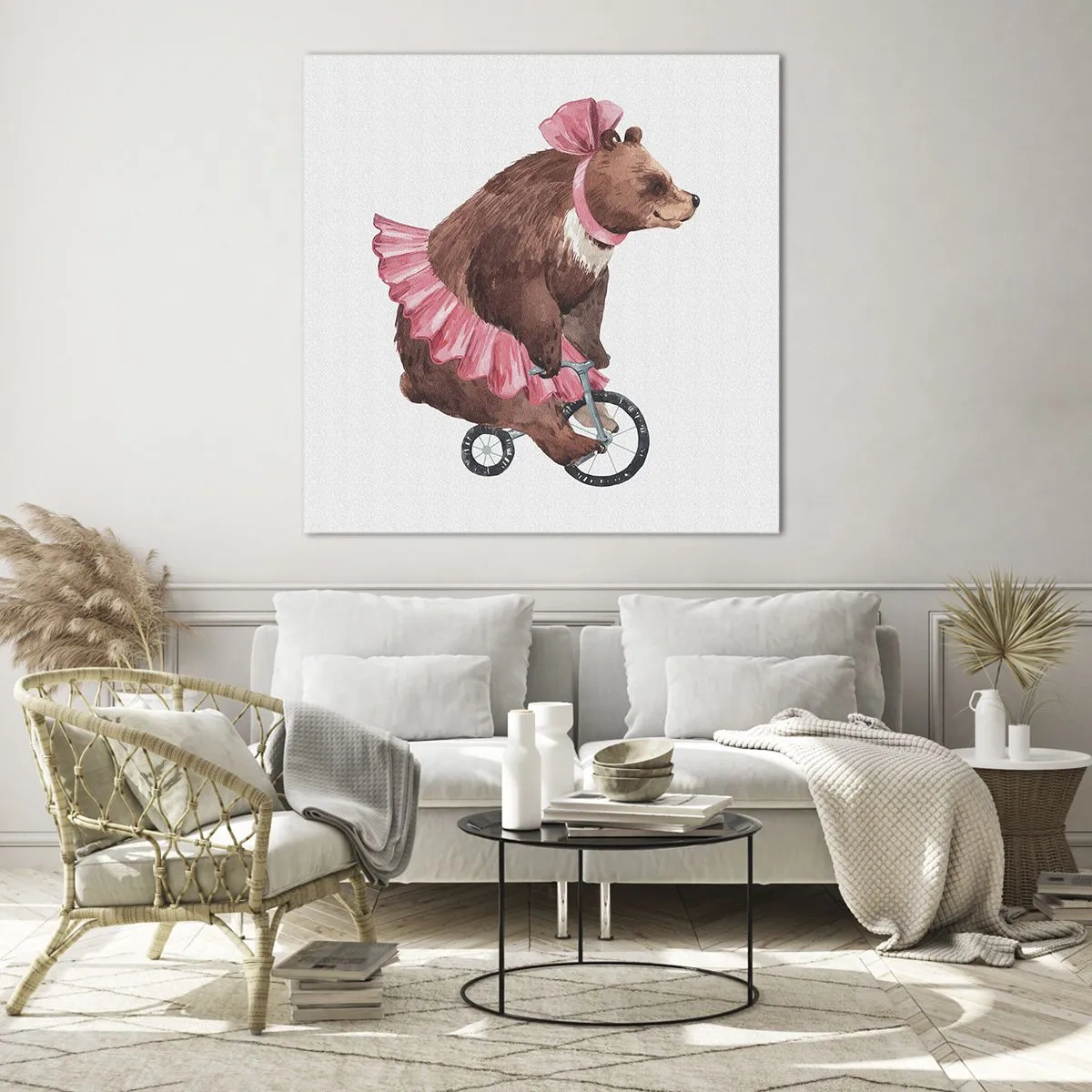 Quadro su vetro - Evviva il circo! - 50x50 cm