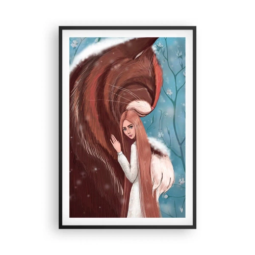 Poster in cornice nera - Benvenuti nella favola - 61x91 cm