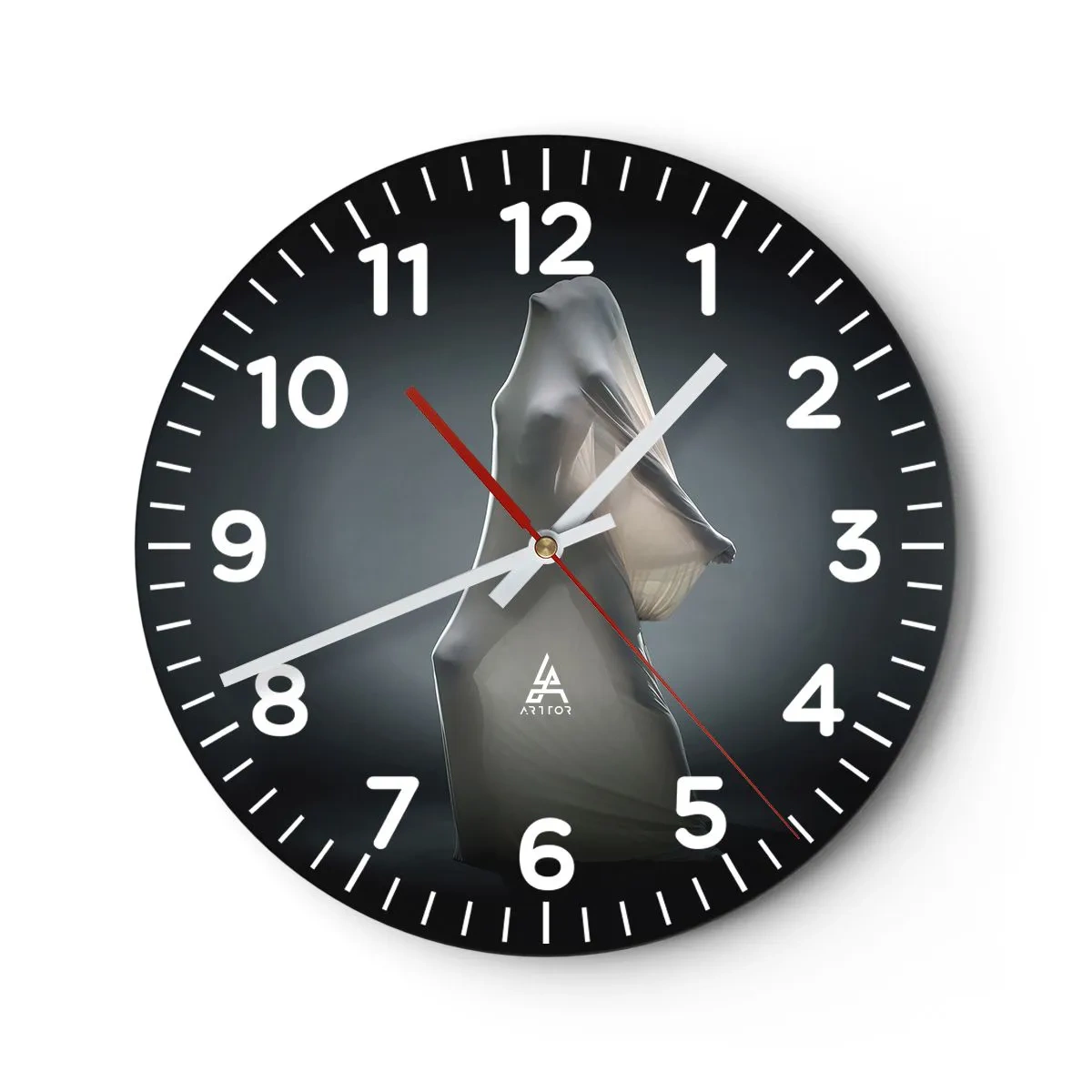 Orologio da parete - Orologio in Vetro - Desideri nascosti - 40x40 cm